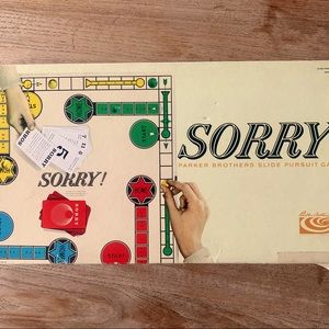 Sorry! (1964) Vintage board game - by Parker Brothers